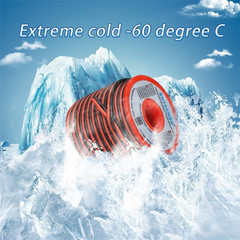 18 Gauge Flexible 2 Conductor Parallel Silicone Wire Spool Red Black High Resist