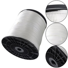 Mule Tape Flat Rope Polyester Pull Tape Gardening Commercial Electrical White