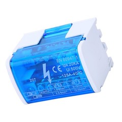 Terminal Block Distribution Box On DIN Rail Compact Universal Connector For