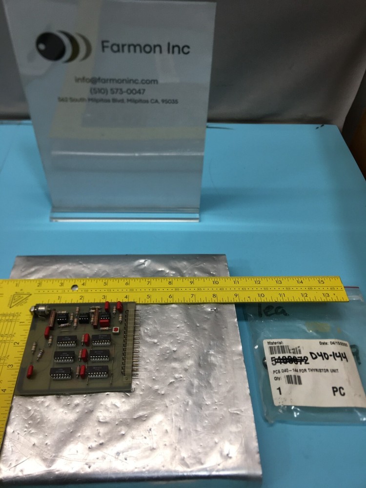 Huttinger D40-1471 PCB Integrator Threshold Switch, PCB, 188769