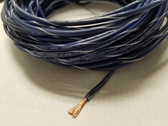 14 GAUGE WIRE BLUE/WHITE 2500′ FT PRIMARY AWG STRANDED COPPER POWER REMOTE MTW