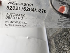 FARGO GDE-5202 Automatic Guy Wire Deadend, 3/8″ EHS 5202L/5264/5270