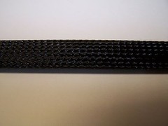 5′ Braided black flex expandable 1″ wire loom sleeve sheathing Harley + others