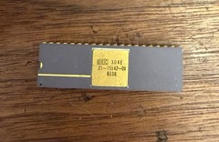 Retro Vintage Ceramic Gold IC DEC 304E 21-15542-01 KTF11 Chip 8138