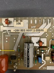 Kearney Trecker SW Reg Assembly +28V 1-20646 PC Board – 30 Day Warranty
