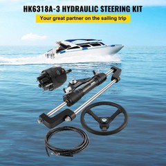 Durable Boat Steering Kit 300HP 18ft Corrosion Resistant