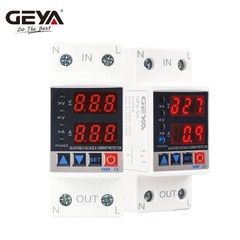 GEYA GP2 40/63A 220V Over Current Protector Over&Under voltage Protective Device