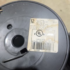 12 Gage Solid Copper Wire Black – 2 Rolls X 250′ (500 Feet Total)