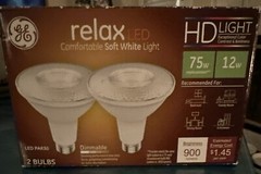 LED Light Bulbs,Soft White,Par30,Long Neck,Diffused 12 Watts,Medium Base,2-Pk 43