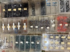 Lot of Assorted Electrical Components Parts Capacitors Transistors Resistors