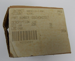 QQW343H22S1T MIL Surplus Buss Wire 22 AWG Tin Plated 100′ NOS