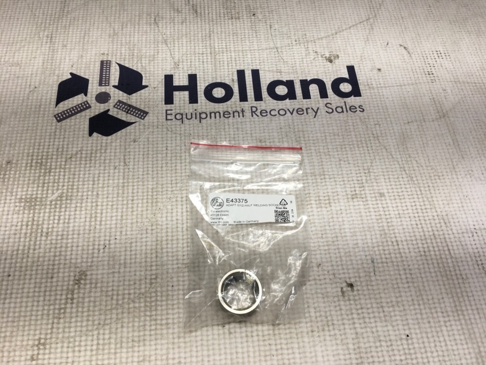 IFM electronic adapt G1/2-Half welding socket, E43375, NOS, LG-2831