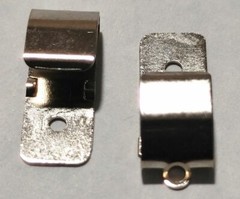 ELECTRIC CONNECTIONS 1 Cell Leaf Spring Battery Contact, Nickel Plated