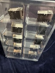 Lot (10) ABRACON CONN JACK 1PORT 100 BASE-TX PCB, RJ45, NEW, ARJC01-111002AR