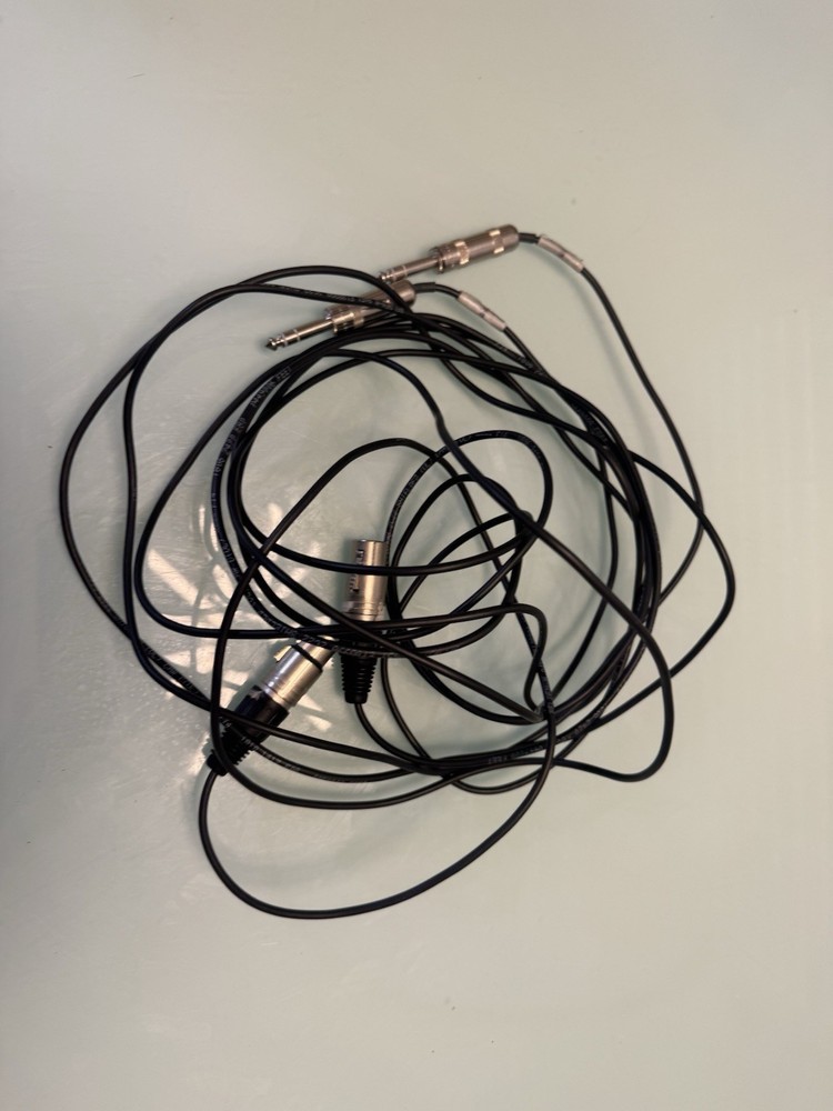 Pair (2) Belden 9451 cables with Switch-craft 1/4 inch to female XLR 3.5M (11Ft)