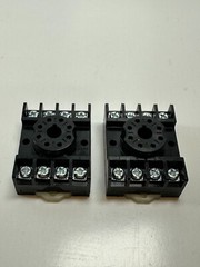 Allen Bradley 700-HN125 Relay Socket Bases (lot of 2) 1-A,300VAC 8-pin