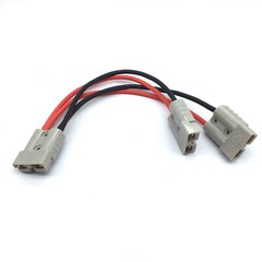 50 Amp Anderson Plug Connector Double Y Adaptor 1 to 2 10AWG Automotive Cable