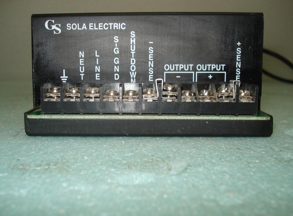 SOLA 86-24-262 POWER SUPPLY 24V DC T8157