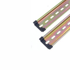 C45 Zinc Plated Din Rail Slotted Top Hat Fixings End Caps Length 85mm – 500mm