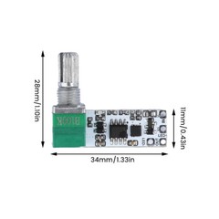 2/4/6Pcs LED Mini Dimmer Constant Voltage Module Stepless Knob Potentiometer DIY