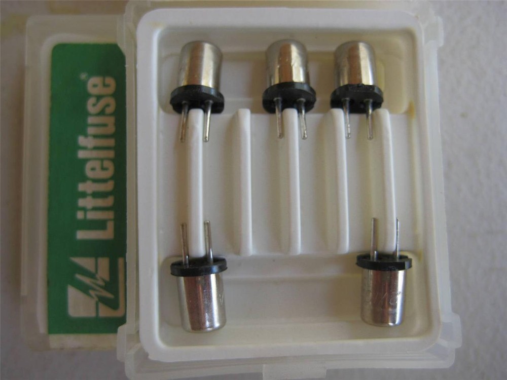 5X Littelfuse MICRO Fuse 272 Series 1/2 or 2 Amp 125 VAC NOS Plug In Fast Blow