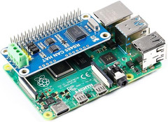 RS485 CAN HAT Raspberry Pi 4B/3B+/Zero W RS485 CAN UART RS485 Communication PCB