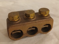 Dossert 3-port Terminal Lug # H3L50-4N. NEW. Free Shipping.