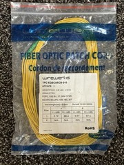 Lot 9 Wirewerks SC/APC-SC/UPC Fiber Optic Patch Cable OS2 10M Yellow OFNR