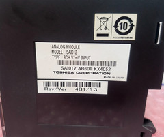 Toshiba SAI012 Analog Module 8CH V/mV Input AI01