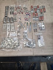 Thomas & Betts lot of 130 t&b copper crimp lugs