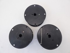 *Lot of 3* Allied Wire & Cable Wire Spool Reels 61-22-7T-9, 07-20-10T-9/2, 07…