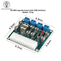 24PIN Desktop Computer Power Adapter Board ATX Transfer Board Power Board Module