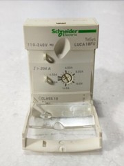 SCHNEIDER ELECTRIC LUCA18FU 110-240V 4.5-18A MOTOR STATER CONTROL UNIT FREE SHIP