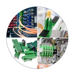 3Pcs FC/SC Fiber Cable Optical Optic Convert Coupling Connector Adapter