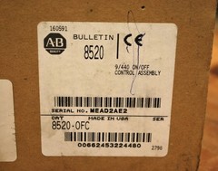 Allen Bradley 8520-OFC PN: 160591 Rev 03. On/Off Control Assembly Box – NEW