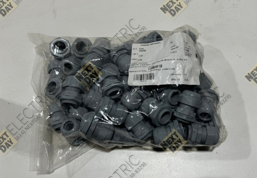 Lapp Group, S1216, Cable Gland Strain Relief Cord Grip Silver Grey Strain