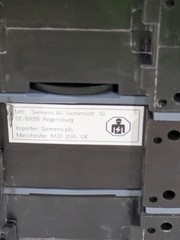 Siemens 3KF1308-0MB11 Switch Disconnector with Fuse 80A 690V 3-Pole Size 1 NH00