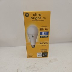 GE 200W Ultra Bright A21 LED Light Bulb Daylight, 3010 Lumens, 23 Watt