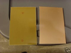 10 pcs Single Sided Copper Clad Circuit Board Laminate FR-4, 2 1/4 x 4, 1 oz.