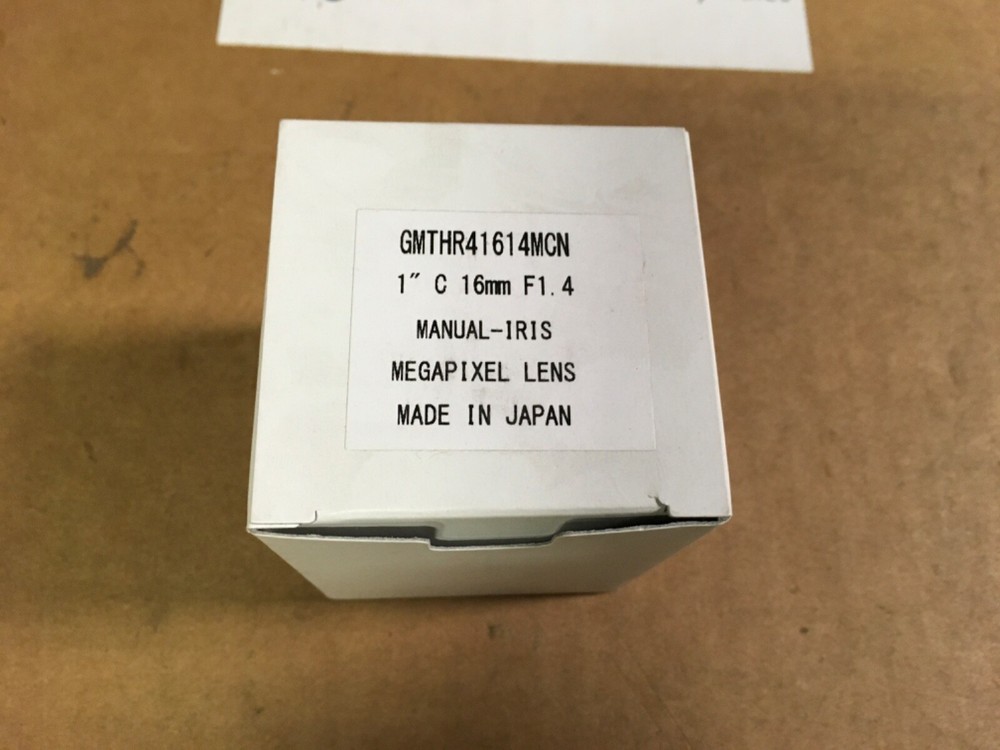 Dalsa, Goya Lens FF manual 16mm, GMTHR41614MCN, NOS, KP-461