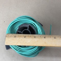 5LB of 12 Gauge Green Solid CU THWN THHN AWM Wire Copper Cerrowire USED