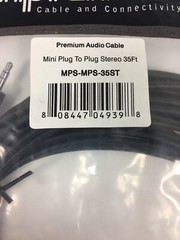 Comprehensive XLR Plug to Stereo Mini Plug 35 Foot Audio Cable MPS-MPS-35ST