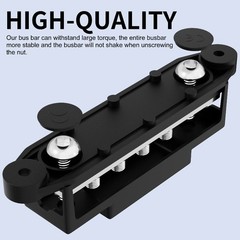 275A Bus Bar Car Audio Bus Bar Battery Positive Terminal and Ground Bus Bar