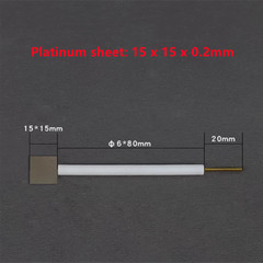 0.1-0.2mm Gold Au Electrode Holder Purity 99.99% Gold Sheet Plate Electrode