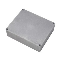 Effect Aluminum Box Metal Electric Case Instrument,Silver Enclosure Project Box