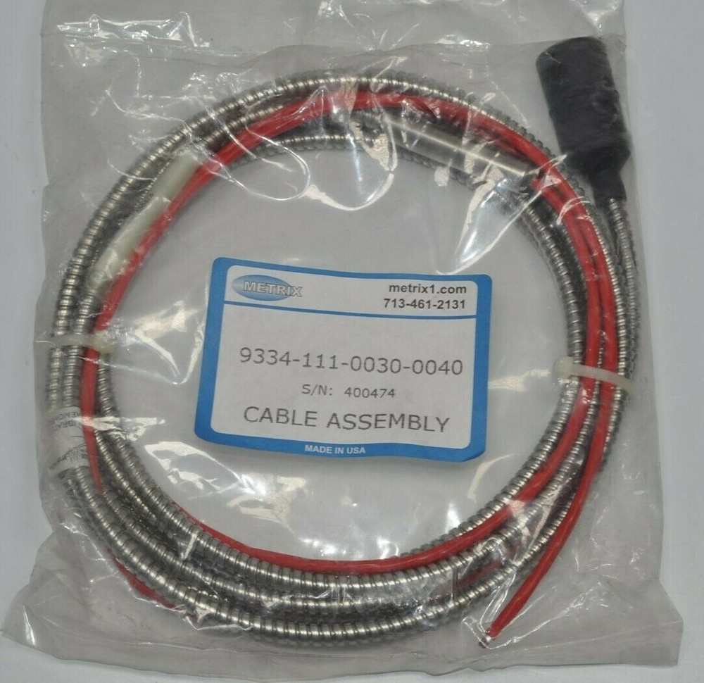 NEW Metrix Vibration Solutions 2-Pin Cable Assembly Part# 9334-111-0030-0040
