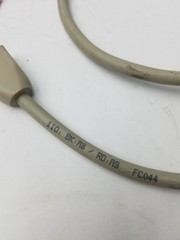 110 BK A8/ RD AS FC044, 2 Sided Black and Red Cable
