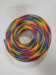 25 FT 3/4″ RAINBOW PET EXPANDO SLEEVING BRAID