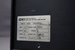 IMCS 2500 | FOR PARTS ONLY