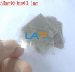 Qty:10 New Transparent Mica Sheet 50mmx50mmx0.1mm Insulating Mica Sheet